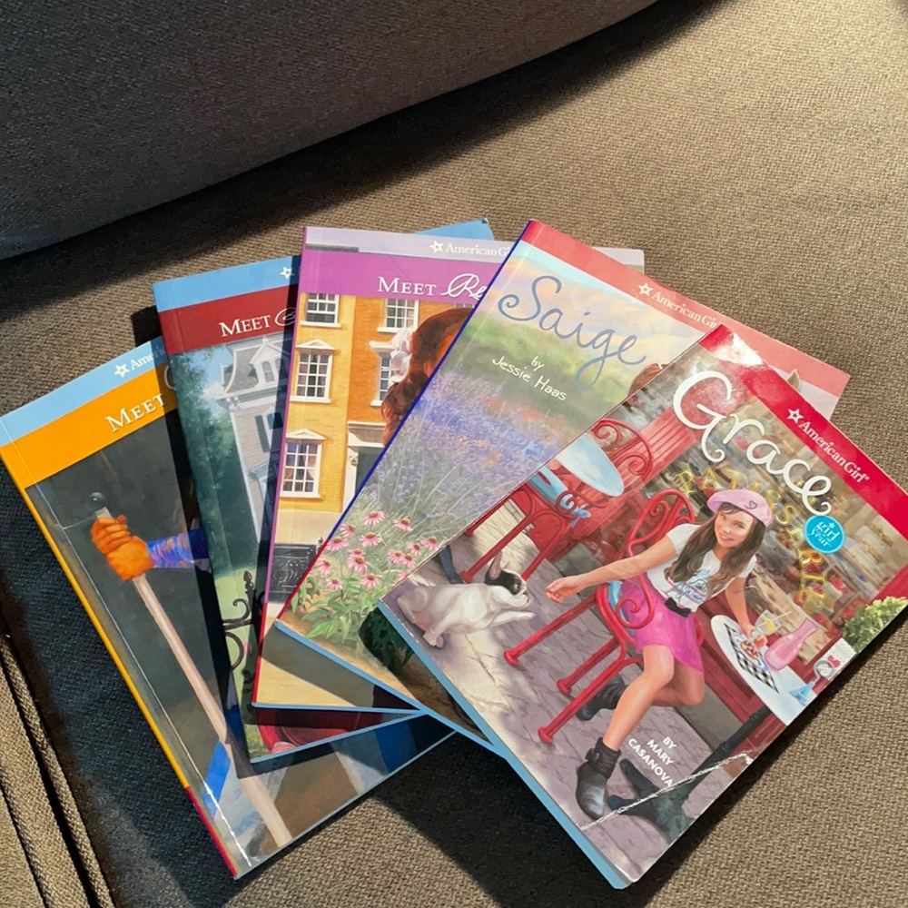 American girl doll books bundle!